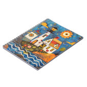 Whimsical Floral Light House Notitieboek (Linkerzijde)