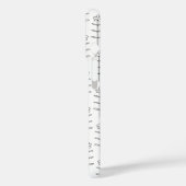 Whimsical Floral Line Art in Black and White Case-Mate iPhone Case (Achterkant / Links)