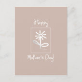 Whimsical Floral Moederdag Greeting Briefkaart (Voorkant)