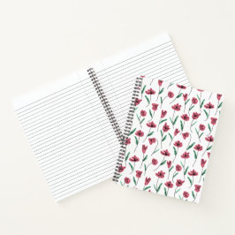 Whimsical Floral Notitieboek - Krabbelige bloemen