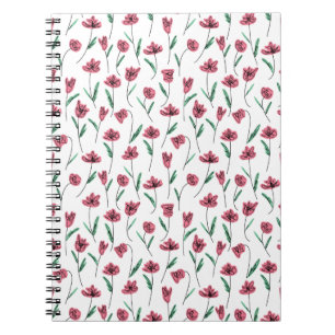 Whimsical Floral Notitieboek - Krabbelige bloemen