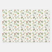 Whimsical Floral Pattern – Hand-Drawn Wildflower  Inpakpapier Vel (Voorkant 2)