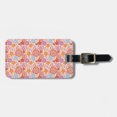 Whimsical Floral Print Bagagelabel (Voorkant horizontaal)
