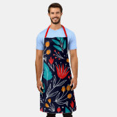 Whimsical Floral Print Schort (Gedragen)