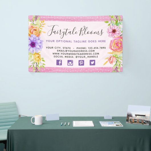 Whimsical Floral Rozen & Rustic Pink Wood Girly Spandoek (Beurs)