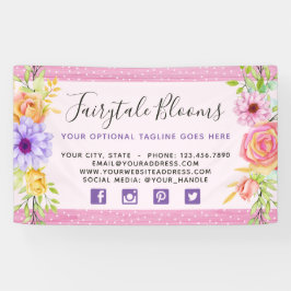 Whimsical Floral Rozen & Rustic Pink Wood Girly Spandoek