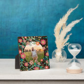 Whimsical Floral Schattigee foto Gepersonaliseerd Fotoplaat (Insitu)