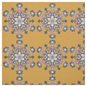 Whimsical floral Spinnen mandala stof (Swatch)