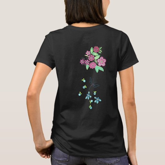 Whimsical Floral T-Shirt (Achterkant)