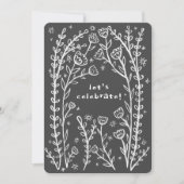 Whimsical Floral Vines Leuke verjaardagsfeestje Cu Kaart (Voorkant)