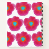 Whimsical Floral Waterverf Notitieboek (Achterkant)