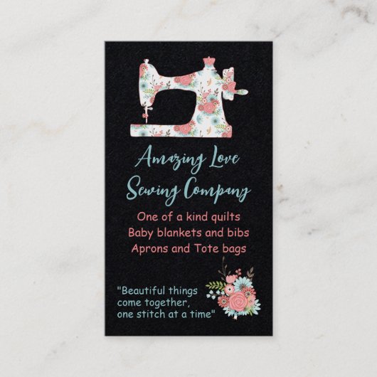 Whimsical Florence Machine Business Car Visitekaartje (Voorkant)