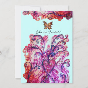 WHIMSICAL FLOURISHES bright red roze paars blauw Kaart