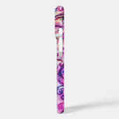 WHIMSICAL FLOURISHES bright roze red paars Case-Mate iPhone Case (Achterkant / Links)