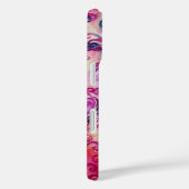 WHIMSICAL FLOURISHES bright roze red paars Case-Mate iPhone Case (Achterkant / Rechts)