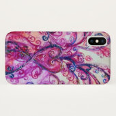 WHIMSICAL FLOURISHES bright roze red paars Case-Mate iPhone Case (Achterkant (horizontaal))