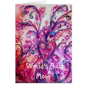WHIMSICAL FLOURISHES HEART/World's Best Mam
