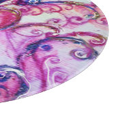 WHIMSICAL FLOURISHES helder rood roze wit Snijplank (Hoek)