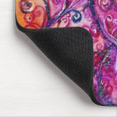 WHIMSICAL FLOURISHES heldere roze paars wit Muismat (Hoek)