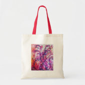 WHIMSICAL FLOURISHES heldere roze paars wit Tote Bag (Voorkant)