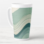 Whimsical Flow Latte Mok (Linkerhoek)