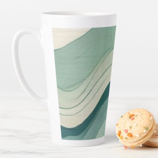 Whimsical Flow Latte Mok (In situ)