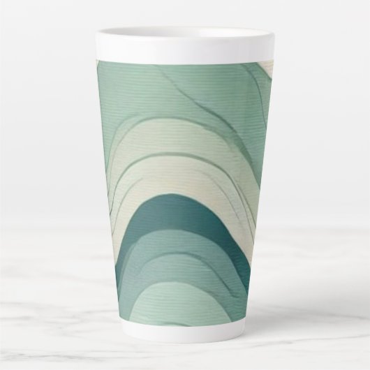 Whimsical Flow Latte Mok (Voorkant)