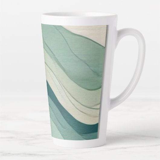 Whimsical Flow Latte Mok (Rechts)
