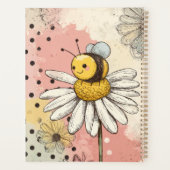 Whimsical Flower and Bee – Cozy Floral (1) Planner (Achterkant)