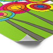 Whimsical Flower Art Poster #7 (Hoek)