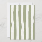 Whimsical Flower Cart Bruids Douche Uitnodiging (Achterkant)