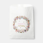 Whimsical flower fairy garden 2nd birthday  bedankzakje (Voorkant)