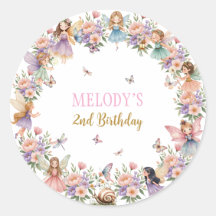 Whimsical flower fairy garden 2nd birthday 