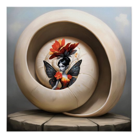 Whimsical Flower Fairy Perfect Poster (Voorkant)