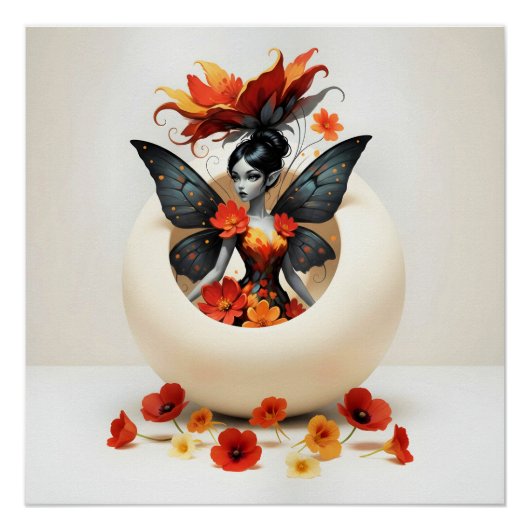 Whimsical Flower Fairy Perfect Poster (Voorkant)