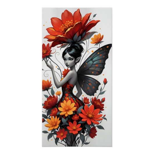 Whimsical Flower Fairy Perfect Poster (Voorkant)