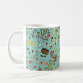 Whimsical Flower Garden Koffiemok (Links)