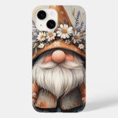 Whimsical Flower Gnome: Schattige Waterverf kunst Case-Mate iPhone Case (Achterkant)