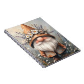 Whimsical Flower Gnome: Schattige Waterverf kunst Notitieboek (Rechterzijde)