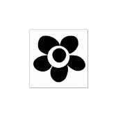 Whimsical Flower Schattige en Eenvoudig Rubberstempel (Afrduk)