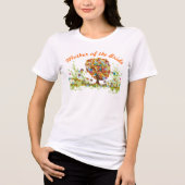 Whimsical Flower Tree Wedding Tri-Blend Shirt (Voorkant)