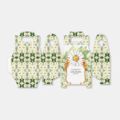Whimsical Flowers Daisy Baby shower Bedankdoosjes (Uitgevouwen)