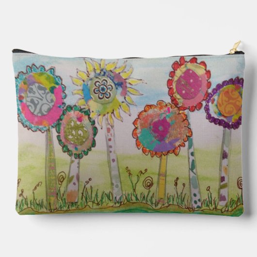 Whimsical Flowers Etui (Achterkant)