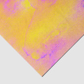 WHIMSICAL FLOWERS Geel Blauw Roze Tissuepapier (Detail)