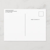 Whimsical Flowers in a Planter Pot Cute Aankondigingskaart (Achterkant)