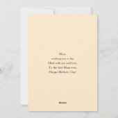 Whimsical Flowers in a Planter Pot Mother's Day Feestdagenkaart (Achterkant)