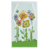 Whimsical Flowers Klein Cadeauzakje (Achterkant)