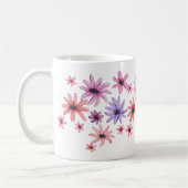 Whimsical Flowers Koffiemok (Links)