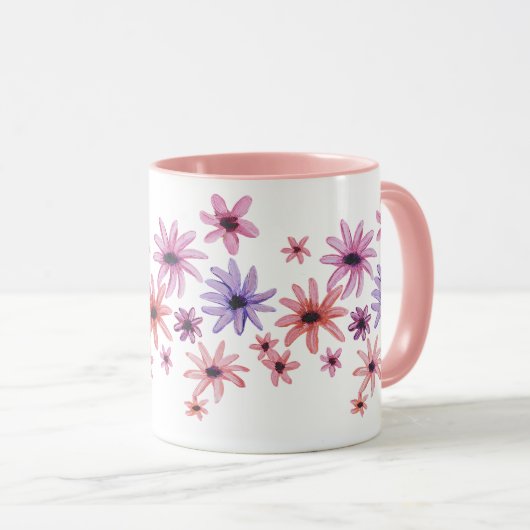 Whimsical Flowers Mok (Voorkant rechts)