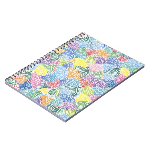 Whimsical Flowers Notitieboek (Linkerzijde)